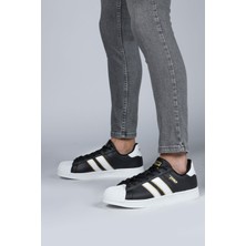 Jump 29055 Siyah - Beyaz Erkek Sneaker Günlük Spor Ayakkabı