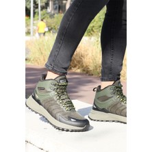 Jump 28680 Haki - Siyah Erkek Su Geçirmez Outdoor Bot Spor Ayakkabı