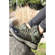 Jump 28680 Haki - Siyah Erkek Su Geçirmez Outdoor Bot Spor Ayakkabı
