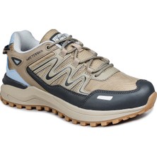 28792 Bej - Gri Kadın Outdoor Spor Ayakkabı