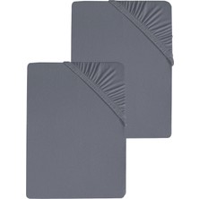 Cotenconcept 2 Adet Düz Pamuklu Tek Kişilik 140 x 200 cm Lastikli Penye Çarşaf