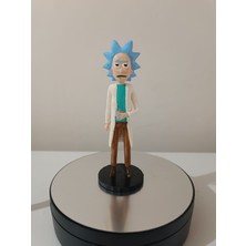 3D Layer Craft Rick And Morty Figür Set - Rick 13 cm & Morty 10 cm