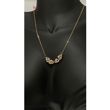 Stainless Steel Açılabilir Mıknatıslı Yonca Kolye (50cm)