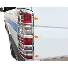 Kumraldede Stop Çerçevesi Abs Krom 2 Parça Sprinter Van 2006-2018 Arası Modeller Için