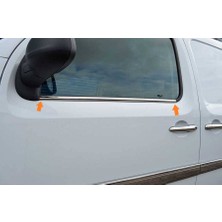 Kumraldede Cam Çıtaları Krom 2 Parça Kangoo Mini Van Lav 2008 ve Sonrası Modeller Için