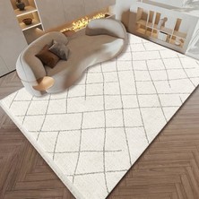 Halıcı Emin Morocco Koleksiyonu 7303 Yumuşak Tuşeli Tozsuz Salon Oturma Odası Mutfak Antre Halı Yolluk