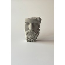 Sin İstanbul Zeus Büst Heykel Biblo