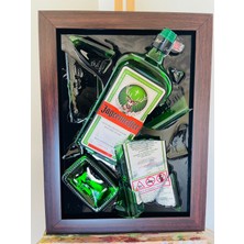 Design Shops Jagermeister Kırık Şişe Sanatı Epoksi Tablo