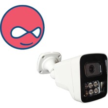Gece Renkli Gösteren Yüksek Kaliteli Metal Kasa 6 Warm LED 5mp 3.6 Sony Lens 1080P Güvenlik Kamerası