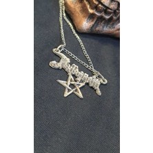 Dükkan Design Pentagram Yazılı Kolye