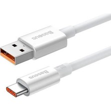 Baseus Smart Şarj 2mt 100W USB To Type-C Şarj Kablosu Veri Aktarım Huawei Samsung Macbook Şarj Kablo