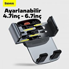 Baseus Havalandırma Için Gravity 360 Dönebilen Araç Içi Telefon Tutucu Araç Tutucu  4.7-6.7 Uyumlu