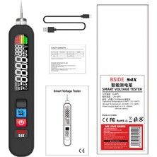 Bsıde S4X Dijital 12-300V Ac Gerilim Test Cihazı Güç Hattı Kaçağı (Yurt Dışından)