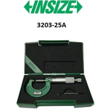 Insize 3203-25A Mekanik Dış Çap Mikrometre 0-25MM (Standart Model)