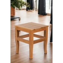 Hestia 35 cm Ahşap  Naturel Tabure