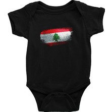 Darkhane Lübnan - Lebanon Siyah Unisex Bebek Body - Zıbın
