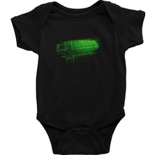 Darkhane Ladonia Siyah Unisex Bebek Body - Zıbın