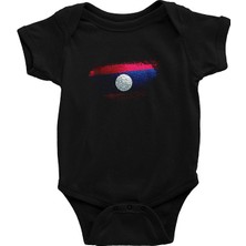 Darkhane Laos Siyah Unisex Bebek Body - Zıbın