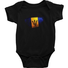 Darkhane Barbados Siyah Unisex Bebek Body - Zıbın