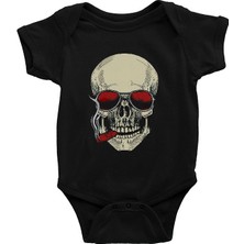 Darkhane Karizma Kuru Kafa Siyah Unisex Bebek Body - Zıbın