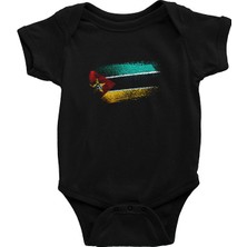 Darkhane Mozambik - Mozambique Siyah Unisex Bebek Body - Zıbın