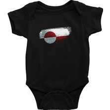Darkhane Grönland - Greenland Siyah Unisex Bebek Body - Zıbın