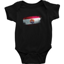 Darkhane Fransız Polinezyası - French Polynesia Siyah Unisex Bebek Body - Zıbın