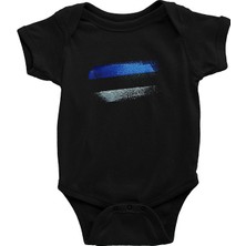 Darkhane Estonya - Estonia Siyah Unisex Bebek Body - Zıbın