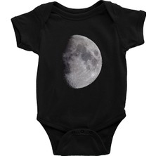 Darkhane Merkür Siyah Unisex Bebek Body - Zıbın