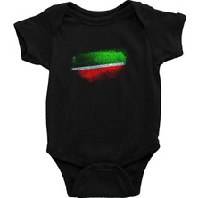 Darkhane Tataristan - Tatarstan Siyah Unisex Bebek Body - Zıbın