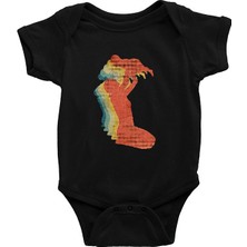 Darkhane Anneler Günü Siyah Unisex Bebek Body - Zıbın