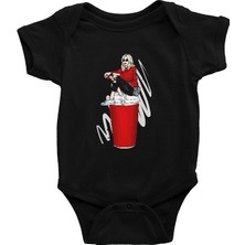 Darkhane Kahve Sevdası Fashion Siyah Unisex Bebek Body - Zıbın