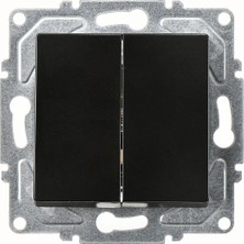 Günsan Eqona Metalik Siyah Komütatör Çerçevesiz