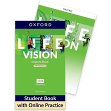 Oxford University Press Vision Türkiye Pre Intermediate Life Vision Elementary Student Book With Online Practice - Life Vision Elementary Workbook