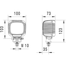 Hella Off-Road LED Lamba 12V-24V-48V Valuefit Amber S3000 1GA357109-022