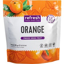 Refresh Chips FREEZE DRY PORTAKAL -DONDURULARAK KURUTULMUŞ -20gr