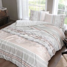 Taç Ranforce Çift Kişilik Nevresim Takımı Melanie Taş