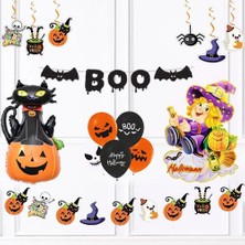 Parti Dükkanım Cadılar Bayramı Konsepti Dekor Seti 6 Parça