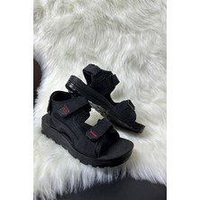 İmershoes  Günlük Kadın Erkek Kalın Anatomik Taban Cırtlı Ayarlanabilir Plaj Havuz Deniz Sandalet 037-337