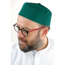 İhvan Online Kubbeli Sert Kalıp Takke - Yeşil
