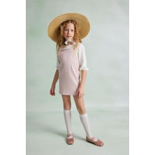 Luess Kız Çocuk Pötikare Desenli Jile Elbise