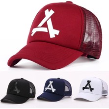 Liangduo Shop Bk Tarzı 2023 Yeni Yaz Beyzbol Örgü Kapaklar Snapback Şapka Moda Spor Hiphop Kamyon Şoförü Şapkası Tanrı Erkek Kadın Bir Mektup Kap Şapka Garros (Yurt Dışından)