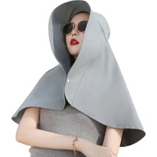 Liangduo Shop Gri Tarzı Kadınlar Için Plaj Şapkaları Büyük Ağızlı Yazlık Şapkalar Kadınlar Için Boyun Kapaklı Yıkanabilir Plaj Şapkası Plaj Esasları Tatil Güneş Için (Yurt Dışından)