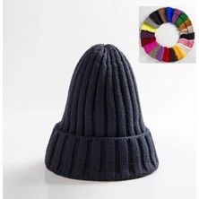 Liangduo Shop M Tarzı 1 Adet Unisex Şapka Pamuk Karışımları Katı Sıcak Yumuşak Örgü Şapkalar Erkekler Kışlık Şapkalar Kadın Skullies Beanies (Yurt Dışından)