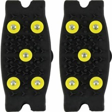Liangduo Shop Siyah Stil Ayakkabılar Için 5 Çiviler Buz Sivri Uçları Buz Yüzerleri Kramponlar Açık Havada Kar Tırmanışı Ayakkabılar Için Kaymaz Saplar Kışın Kramponları Kapaklar (Yurt Dışından)