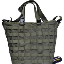 Liangduo Shop Rg-Gn Stili Açık Moda Alışveriş Çantası Omuz Çantası Çanta Büyük Kapasiteli Saklama Çantası Cordura Dupont Kumaş (Yurt Dışından)