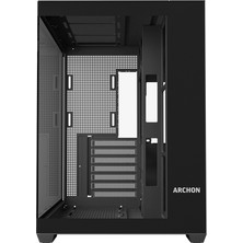 Archon Neon Pro 7X120MM A-Rgb Fanlı Gaming Oyuncu Bilgisayar Kasası Siyah