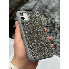 SPHONE iPhone 11 Kılıf Kristal Pırlanta Taşlı Işıltılı Parıltılı Diamond Swarovski Aşko Kuşko Luxury Kapak