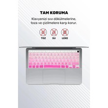 TEKNETSTORE Macbook Air 2020 13 Inc M1 A2337 / A2179 Uyumlu Türkçe Q Klavye Slim Türkçe Klavye Koruyucu Kılıf