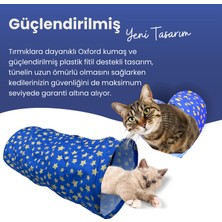 Miyav Dayanıklı Kedi Tüneli 60 Cm Taşınabilir Ve Katlanabilir Saklanma Tüneli Kediler Için Dinlenme Alanı